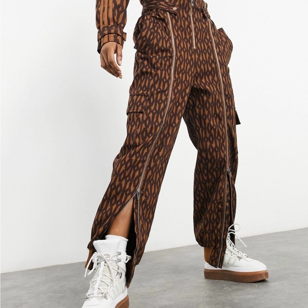 Adidas x Ivy Park Monogram Paper Bag Jogger Pants